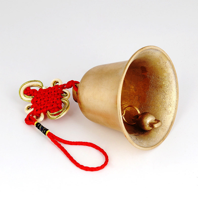 聚缘阁铃铛挂件铜车铃铜钟大门平安宠物狗铃铛铜铃中式家居摆件