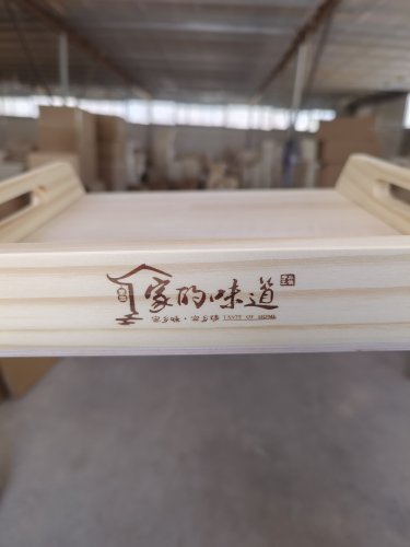 处理木质水饺托盘馄饨收纳盒饺子板宽30长38共10个印logo