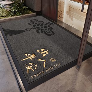 大门口地垫高质量除尘耐磨脚垫可裁剪门外灰色地毯新款室外垫子