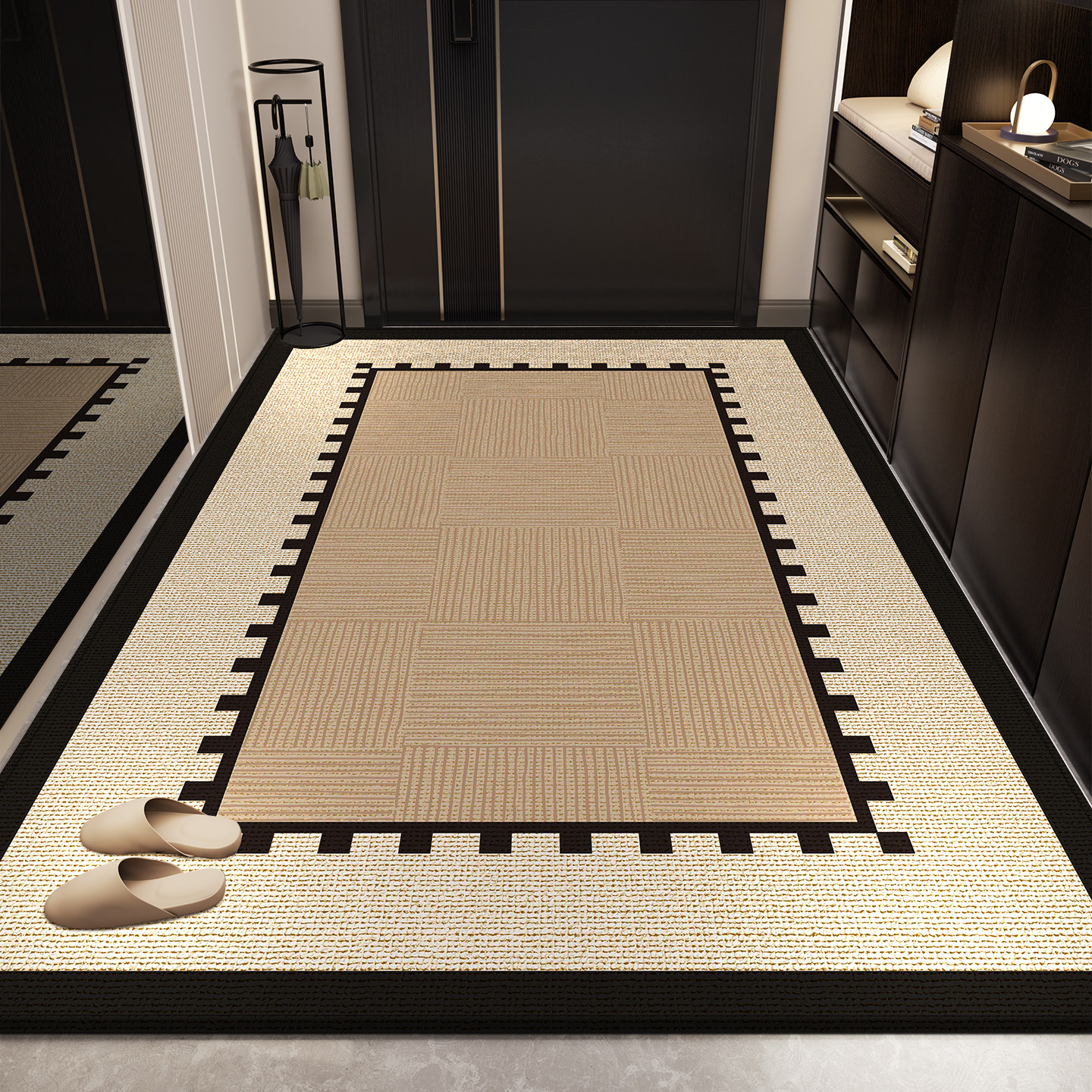 入户门玄关地垫2026新款可定制可裁剪轻奢耐脏防滑客厅家用脚垫,居家布艺,入户地垫,淘宝优惠券,粉丝福利购,淘宝优惠卷