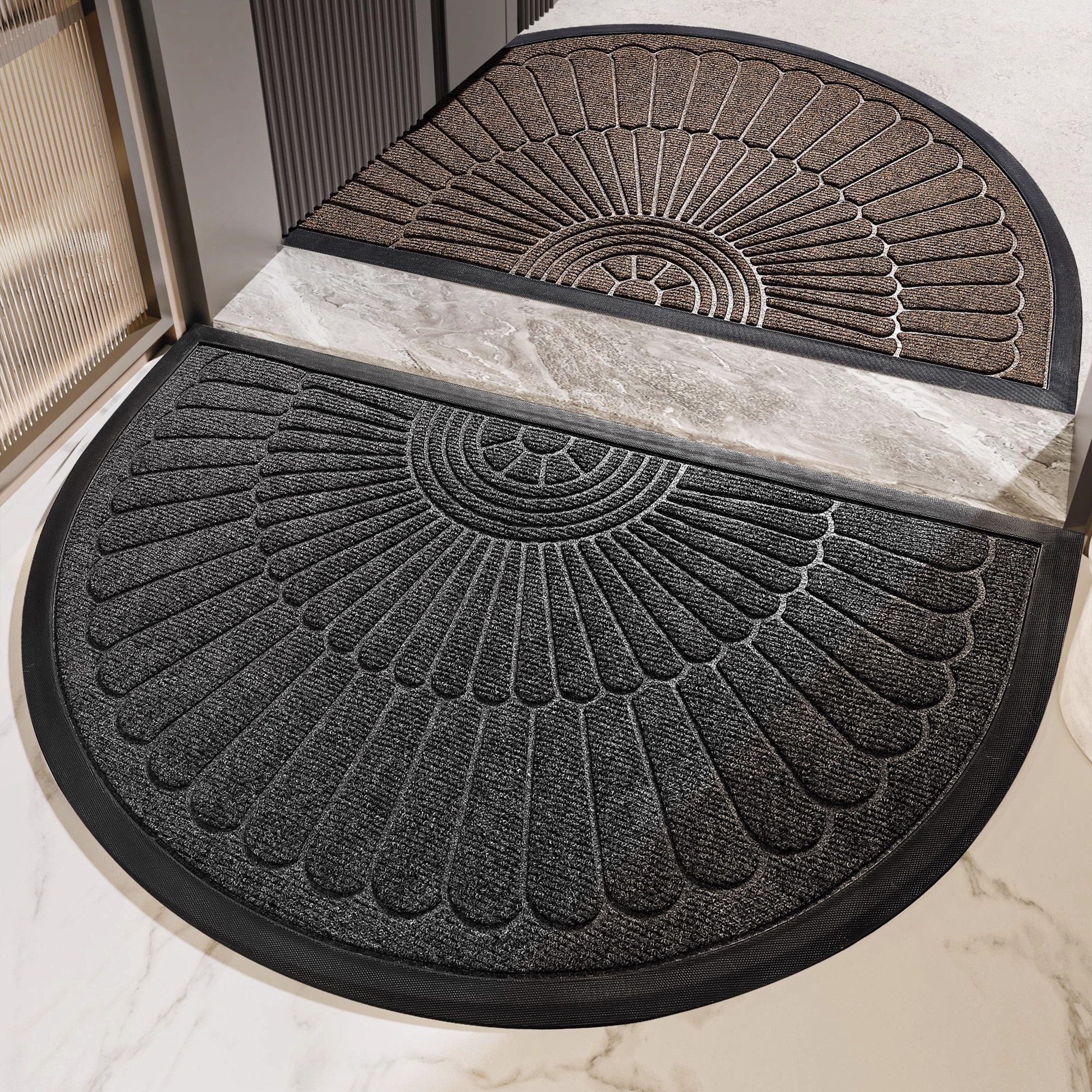 半圆入户门地垫耐用室外门垫子