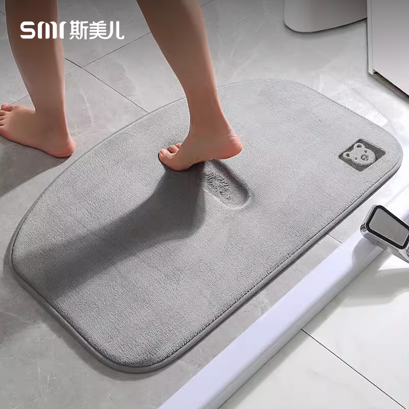 半圆地垫卫生间门口小地毯进门垫