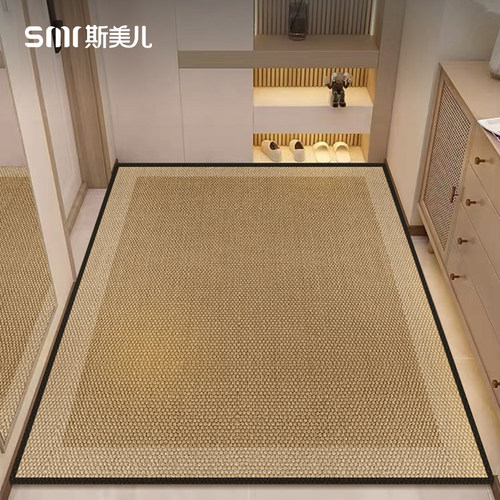 地垫入户门垫豪宅高端轻奢玄关脚垫家用门口耐脏地毯防滑除尘耐脏