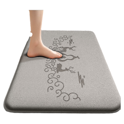 卫生间脚过即干吸水垫弹性柔软