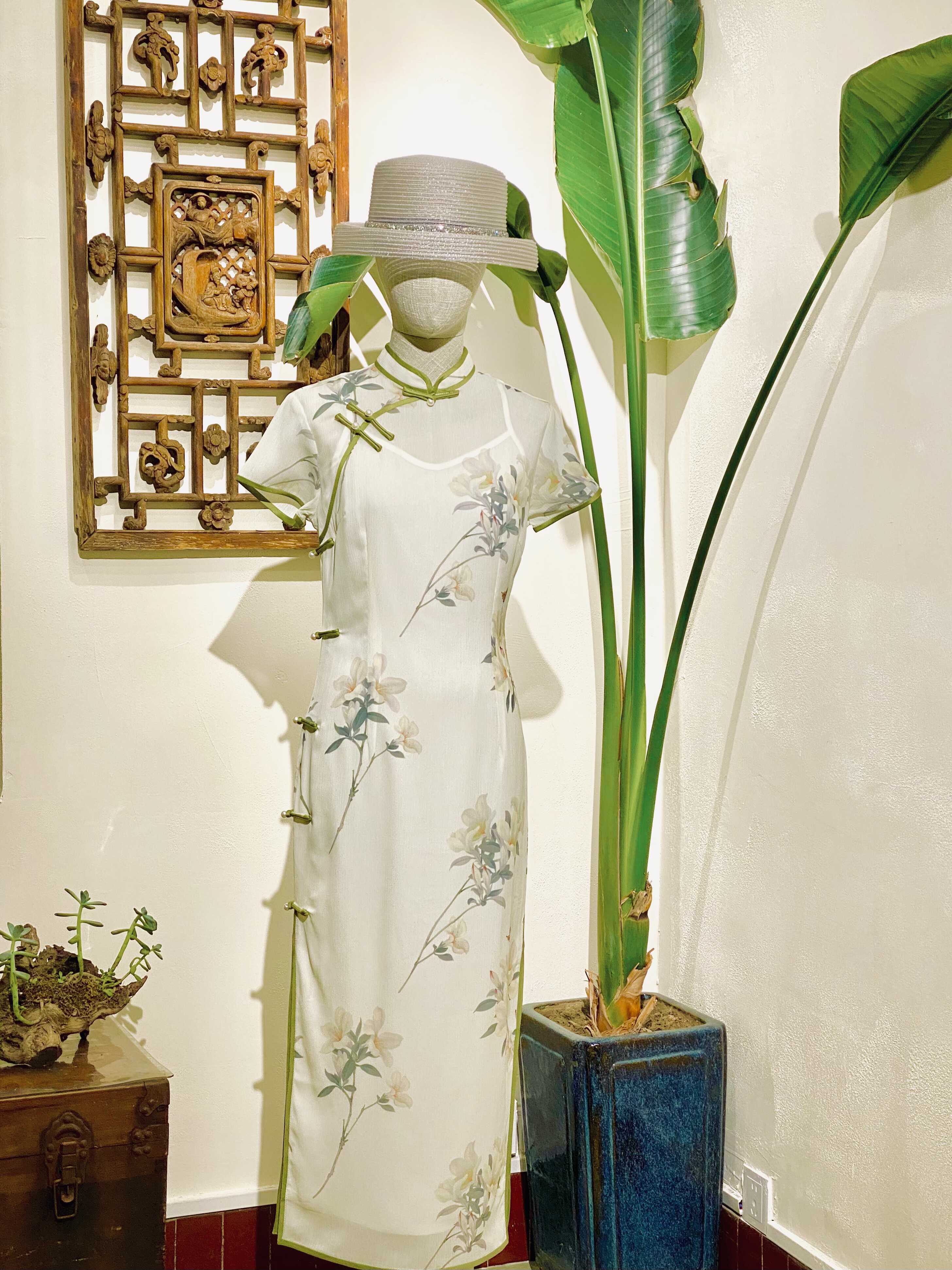 旗袍连衣裙新中式改良国风年轻款