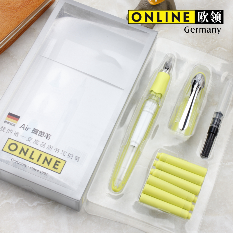 µÂ¹úOnlineÅ·ÁìѧÉú¸Ö±Ê °ì¹«Á·×Ö¸Ö±ÊÄ«ÄÒÎüÄ«Æ÷Ì××° ͸Ã÷¸ËEF
