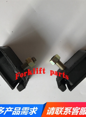 TOYOTA丰田叉车配件2Z/5K发动机7FD10-30机脚垫12361-23321-71优