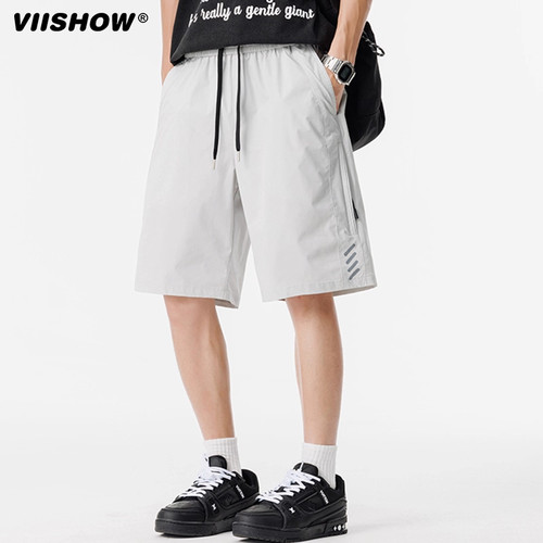 VIISHOW夏季户外速干运动伞兵短裤男女潮牌街头宽松百搭五分裤子