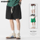 VISHOW夏季 子男 男潮牌情侣运动纯棉沙滩五分裤 薄款 日系休闲短裤