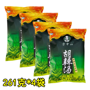 4袋微辣大众口味水煮胡辣汤早餐料河南特产清真 方中山胡辣汤261g