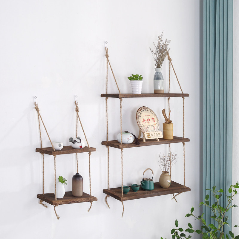 实木一字隔板置物架免打孔壁挂装饰墙上承重多肉盆栽摆件收纳架子,住宅家具,多宝格/博古架,淘宝优惠券,粉丝福利购,淘宝优惠卷