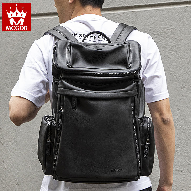 Backpack man Expansion knapsack capacity multi-function leisure time Short A business travel Travelling bag Trend Prepucein the Leather/Lady bags/Men's bag, Backpack  category - from Buy2taobao.com to provide professional Taobao agent buy service