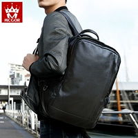 Рюкзак для путешествий, вместительный и большой кожаный ноутбук для отдыха, из натуральной кожи, воловья кожа, бизнес-версия