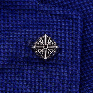 斯巴达男士胸针西装领针西服胸针胸花女式领花原创复古堤丰镀白金