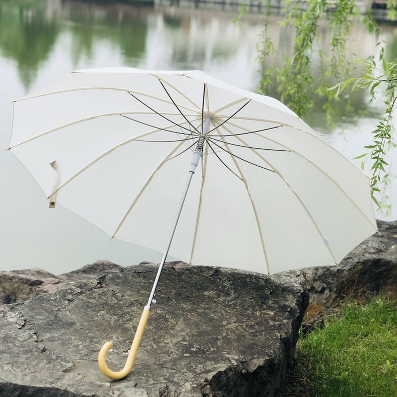 女用复古优雅防风长柄伞晴雨伞