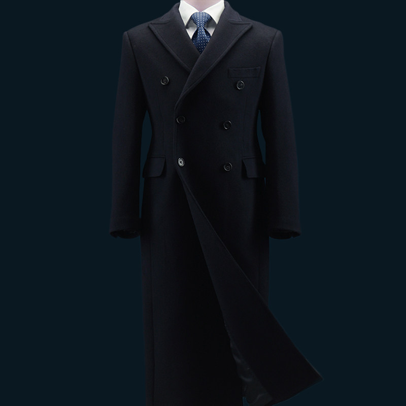 驿泊大衣双排高克重纯羊毛冬装
