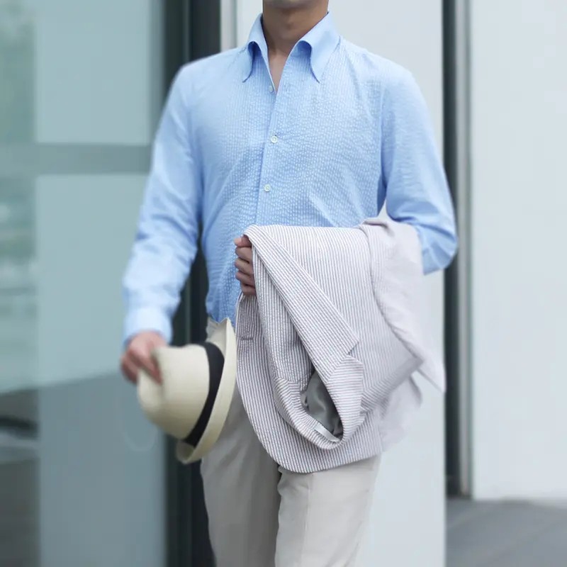 驿泊eabri超高意式米兰正装衬衫