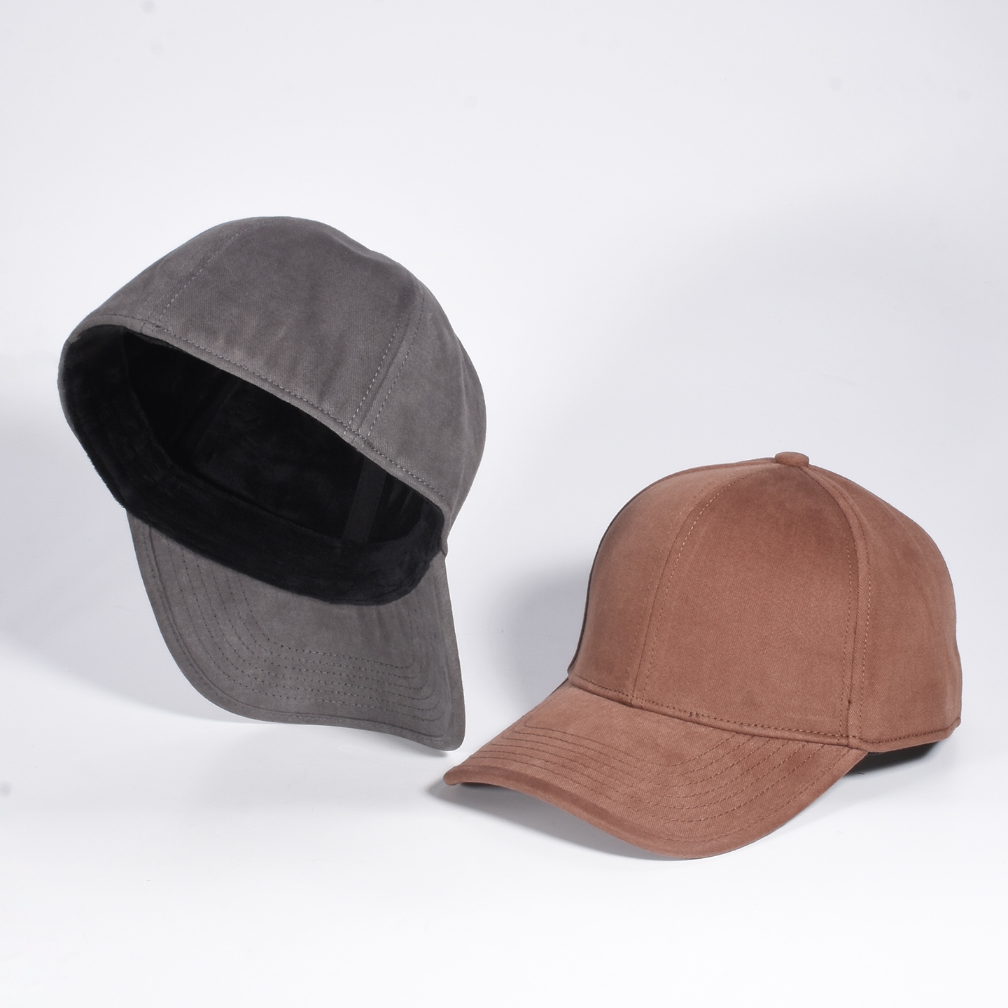 后封口加绒防风防寒保暖棒球帽