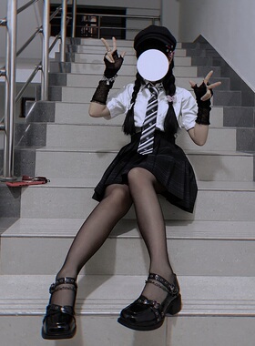 lolita基础款百搭20D打底连裤袜裤袜cos白色女现货袜子两双包邮