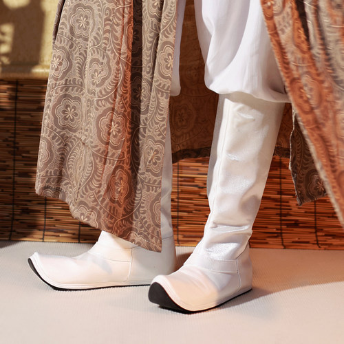 江南朱记内增高靴子皂靴