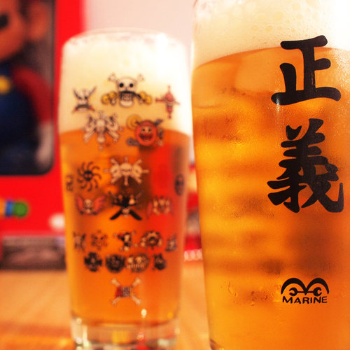 海贼王海贼旗进口威利杯啤酒杯