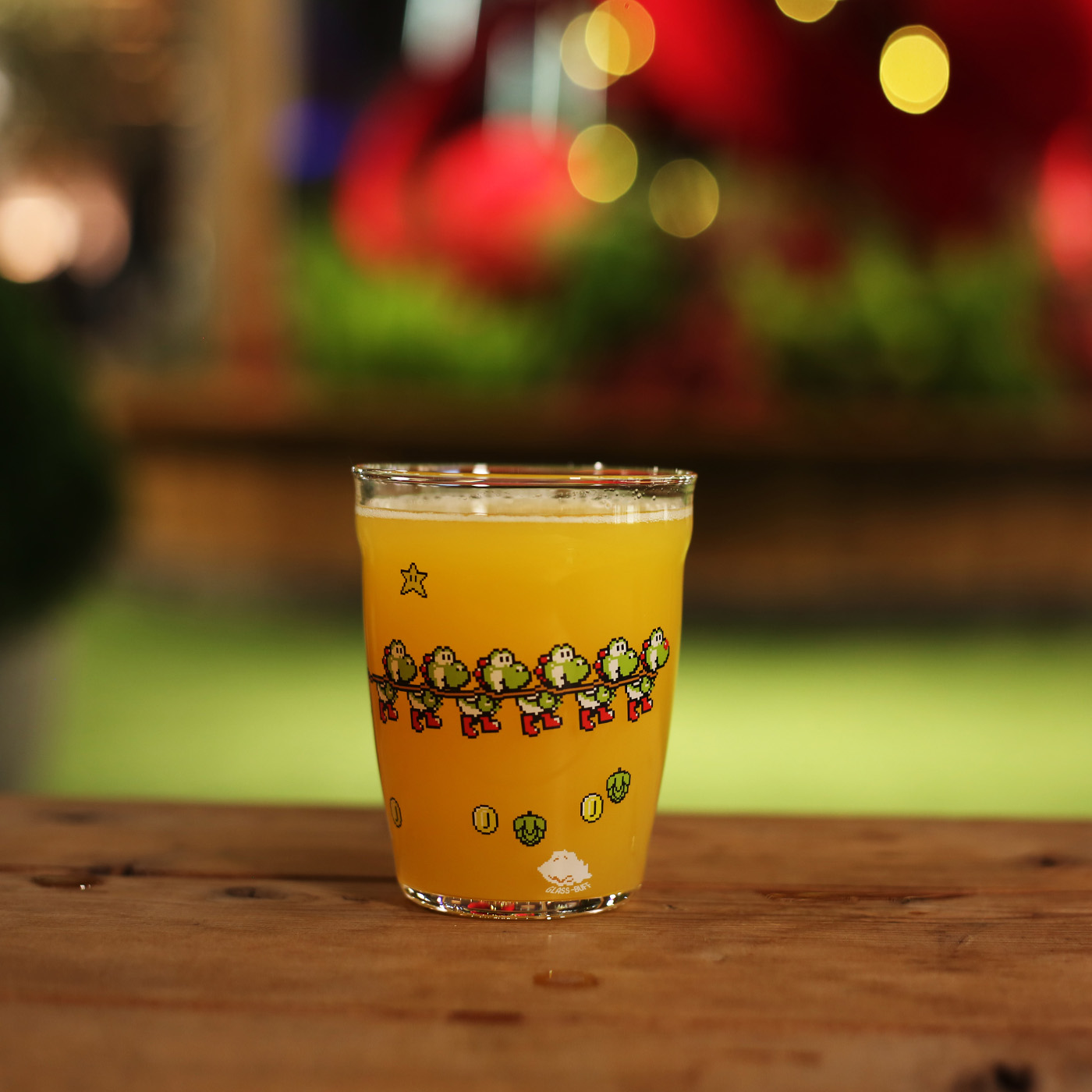 圣诞马里奥耀西驯鹿大口杯