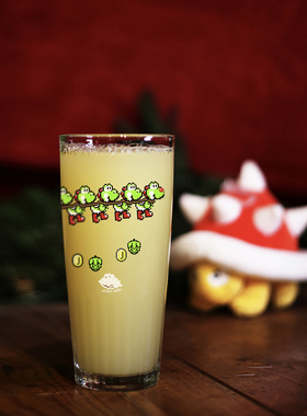 GLASS-BUFF多多干杯圣诞马里奥耀西驯鹿rastal兰比克杯380ml