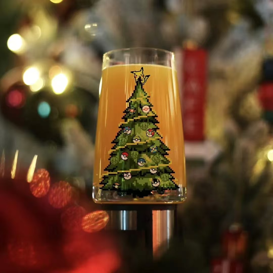 多多干杯酒花马里奥老虎机平底杯精酿啤酒杯可叠高颜值咖啡杯