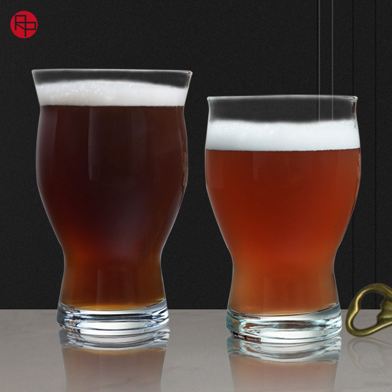 进口精酿啤酒杯复兴阔口开口大肚