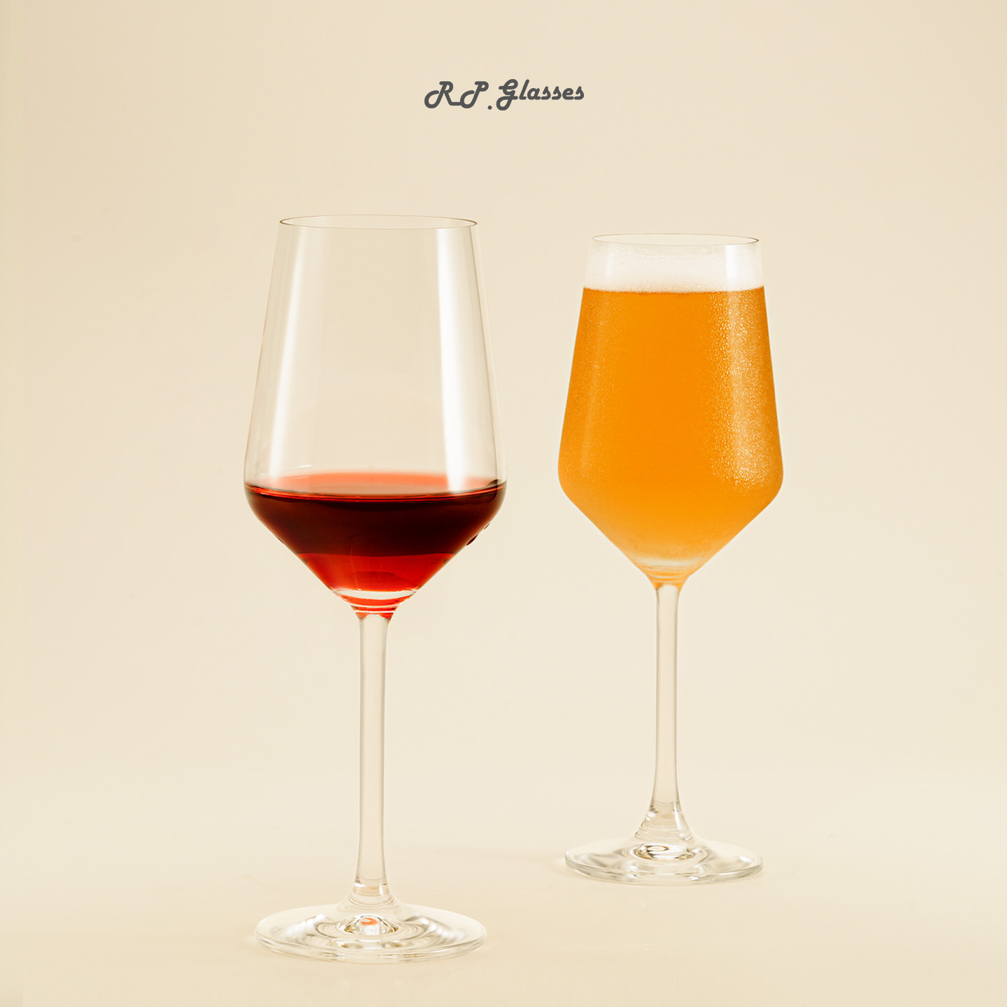 RP啤酒杯高脚杯红酒杯加工LOGO