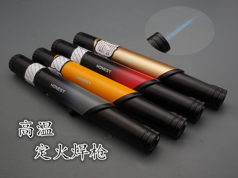 百诚高温笔式便携充气焊枪喷枪防风打火机 个性直冲可定火点火器