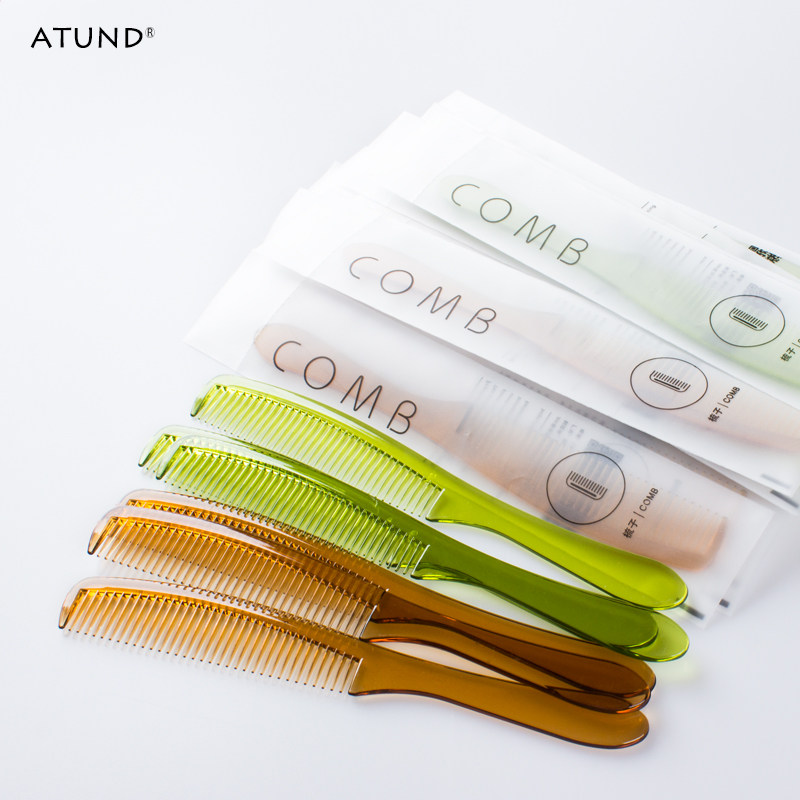 호텔 및 게스트하우스 객실용 고급 일회용 빗 및 세면도구 100세트