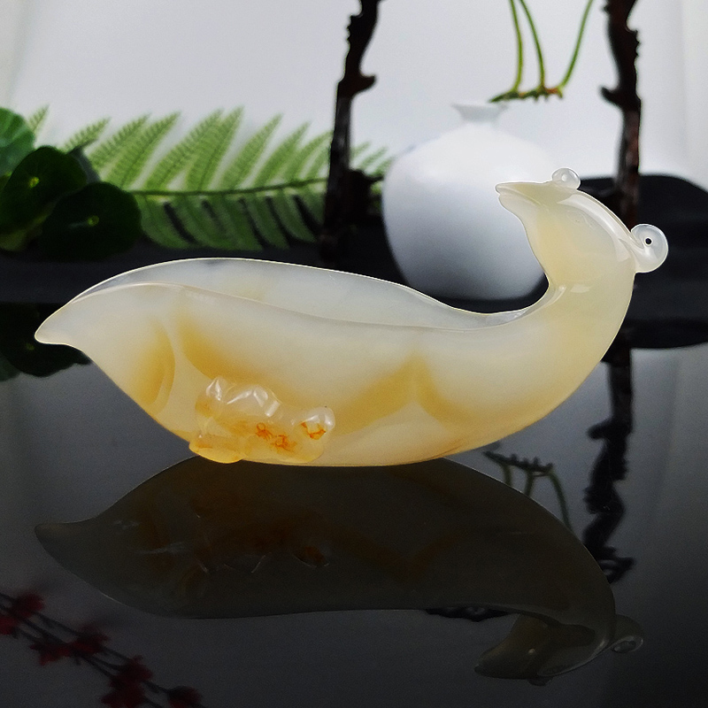 天然玛瑙玉髓杯子手工巧雕玉石凤凰杯仿古酒杯盏收藏正品摆件包邮