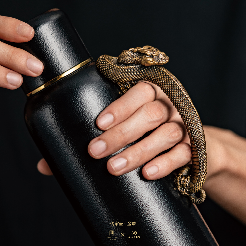 传家壶无垠保温杯纯钛内胆