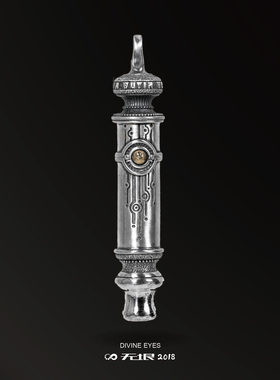 无垠925银神之眼口哨原创吊坠