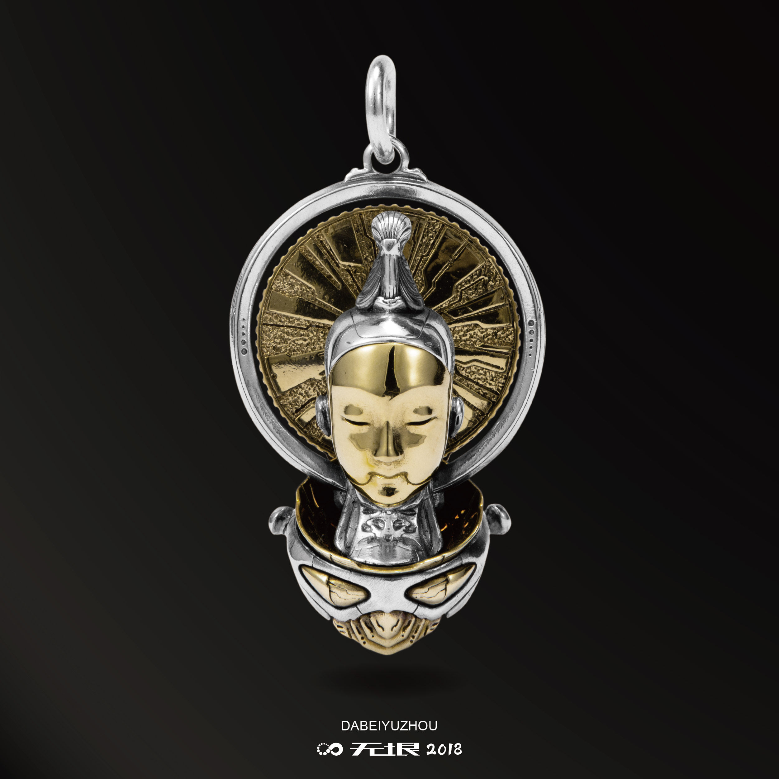 WUYIN 无垠 MP 大悲宇宙 未来佛 银饰项链吊坠 赛博朋克原创设计,饰品/流行首饰/时尚饰品新,项坠/吊坠,淘宝优惠券,粉丝福利购,淘宝优惠卷