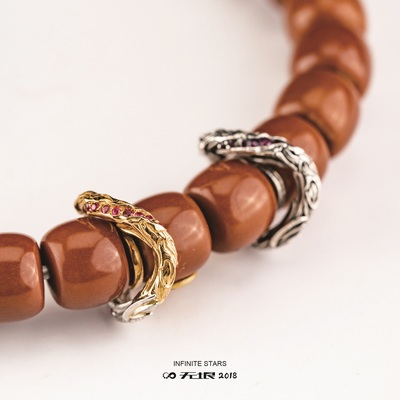 无垠文玩配饰新品无限卡环