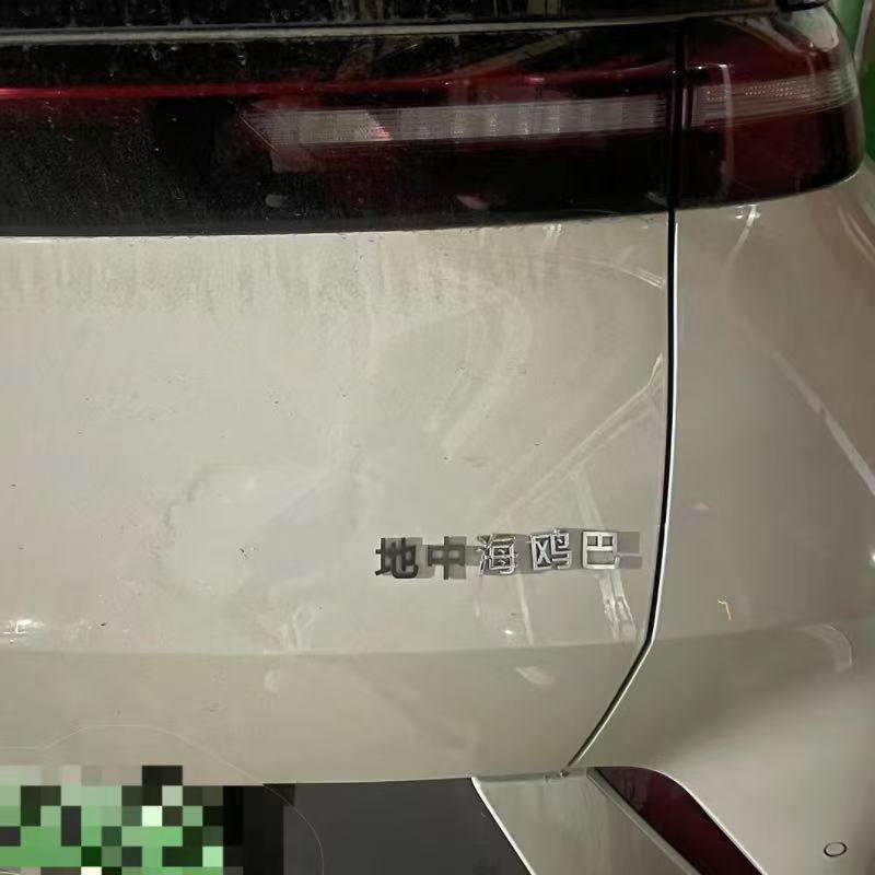 海鸥汽车不锈钢材质定制车尾标