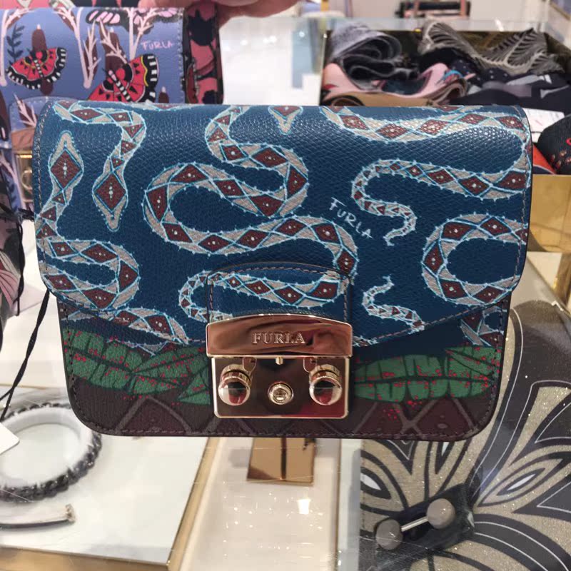 FURLA/ܽÀ ר¹ñ¿î ÏÞÁ¿°æ´ÔÁÖϵÁÐС·½°üб¿æ°ü 17*14*7