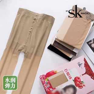 光腿神器菠萝袜 袜超薄春秋夏季 SK黑丝袜女薄款 石榴袜8778肉色连裤