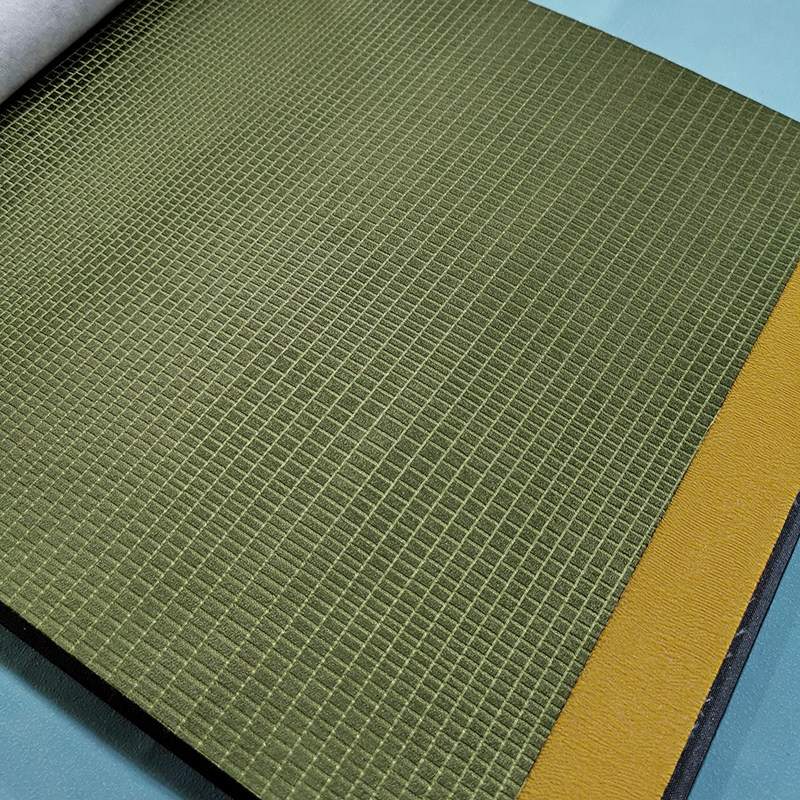 高肌理小红书爆红美式复古gucci绿背景无缝墙布暗纹高精密提花