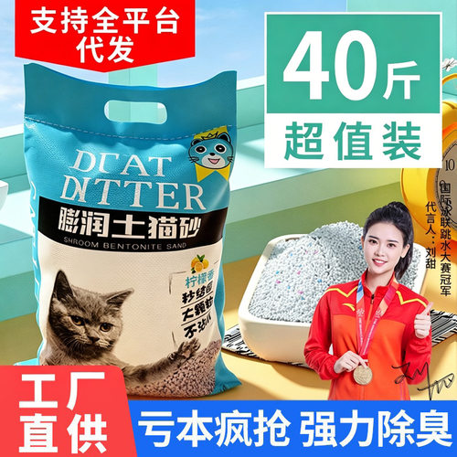 Bentonite Cat Litter - Advanced Odor Control & Dust-Free猫砂
