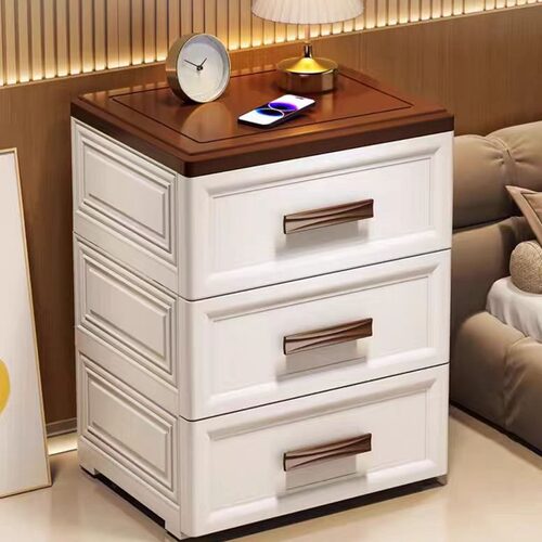 Nightstand small Bedside cabinet sofa side drawer table