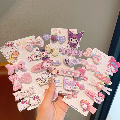 kids hair clips girls baby princess hairpins accessories set