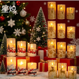 Flameless LED Candles String Christmas&Halloween Decoration