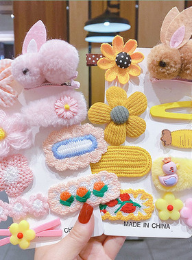 kids hair clips girls baby princess hairpins accessories set