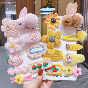 kids hair clips girls baby princess hairpins accessories set