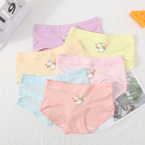 1Pc/Lot Baby Girls Underwear Cotton Panties Kids Short Bri