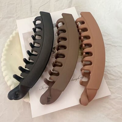 Anti slip banana clip with low hair volume vertical clip~Kor