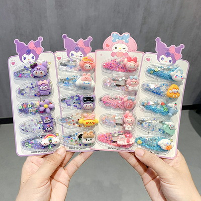 kids hair clips girls baby princess hairpins accessories set